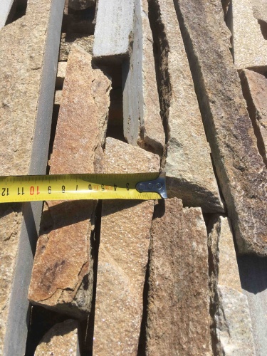 Горбушка златолит золотистый для облицовки купить в Старой Купавне