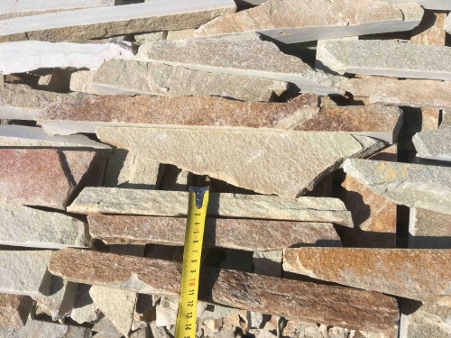 Горбушка златолит золотистый для облицовки купить в Старой Купавне