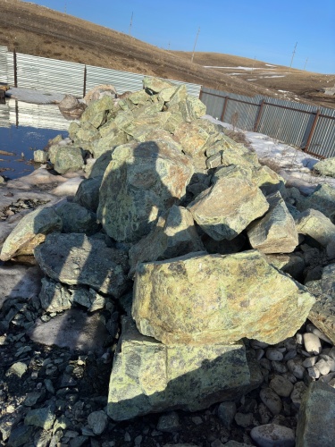 Камни для ландшафтного дизайна зелёные 10-60 килограмм купить в Старой Купавне