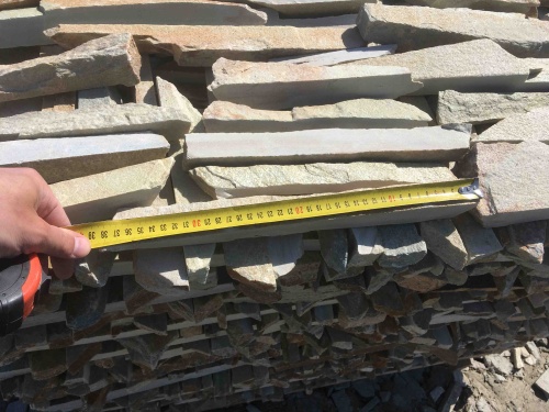 Горбушка златолит золотистый для облицовки купить в Старой Купавне