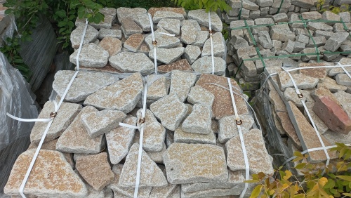 Гранитный плитняк галтованный для парковки купить в Старой Купавне