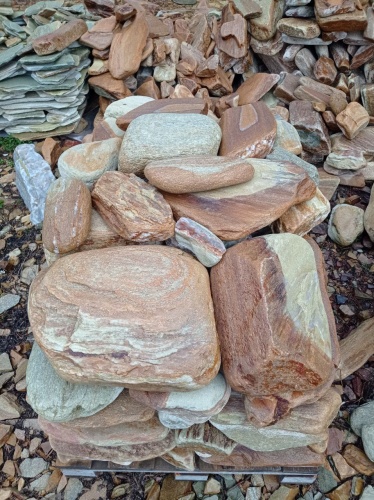 Златолит жёлтый, жёлто-зелёный глыбки и валуны для ланшафтного дизайна купить в Старой Купавне