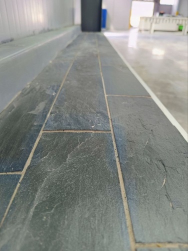 Плитка чёрная из натурального камня фасадная 30 см * 5 см, толщина 7 мм -30 мм купить в Старой Купавне