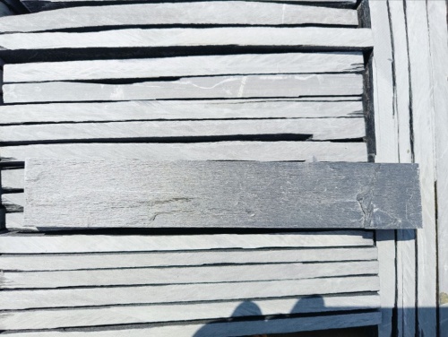 Плитка чёрная из натурального камня фасадная 30 см * 5 см, толщина 7 мм -30 мм купить в Старой Купавне