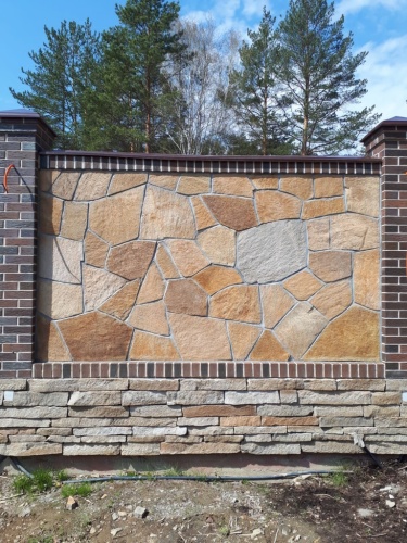 гранитный плитняк для фасада